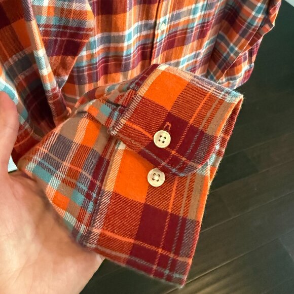 Club Room Men's Cotton Flannel Button-Down Shirt - Picture 5 of 9